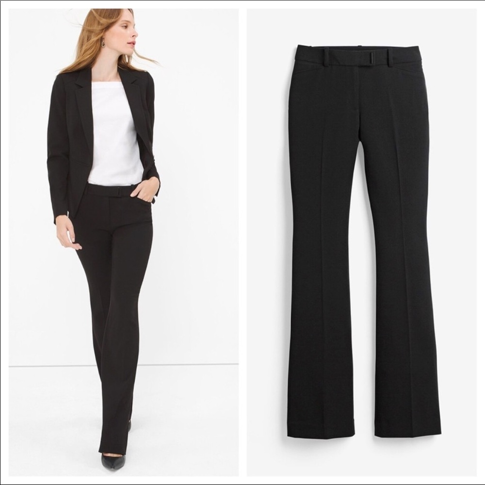 WHBM Seasonless Slim Flare Pant